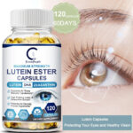 120Pcs Lutein Ester Capsules DHA Zeaxanthin Vegan Eye Health Dietary Supplement