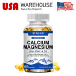 Calcium Magnesium Zinc with Vitamin D3 Strong For Bone Health Muscle Improvement