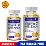 Vitamin C & Zinc Complex Supplement Boost Immunity, Antioxidant – 60/120Pills