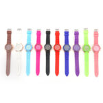 Mens Womens Casual Jelly Silicone Band Quartz Sport Wrist Watch for Boys Girls