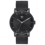 Adidas Men’s District M1 Z042341 Black Stainless-Steel Watch NWT $150