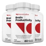 (3 pack) Noocubes Brain Productivity Pills, Cognitive & Memory, Premium Formula