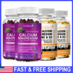 Zinc Calcium Magnesium & Vitamin D Complex Supplement Bone Muscle Immune Support