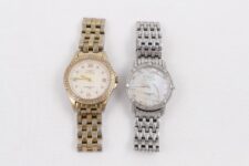 Lot of 2 Invicta Watches Model 3345 and 3921 Mother of Pearl For Parts AS IS