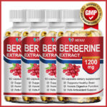 1200mg Berberine HCl Premium 60/120/240 Capsules For Blood Pressure Health MX