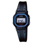 Casio LA11WB-1, Women’s Digital Watch, Black Resin Band, Alarm