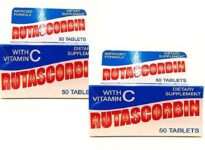 2 Rutascorbin with vitamin C Dietary Supplement 100 tbs original Rutascorbin