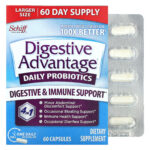 Digestive Advantage, Daily Probiotic, 60 Capsules