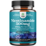 Vitamin B3 Nicotinamide Capsules – Mitochondrial Energy and Skin Supplement 60ct