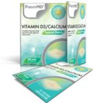 PatchMD D3/Calcium Plus – Topical Patch (30 Day Supply) / EXP 2025 Free Shipping