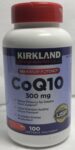 Kirkland Signature CoQ10 300 mg 100 Softgels Exp: 10/24 or later