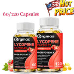 Lycopene Capsules Support Prostate Health High Potency Boost Immune 120 Caps