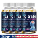 Magnesium Citrate Capsules Hight Potency 120/240/480 Softgels 1000mg Per Serving