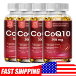 Coenzyme Q-10 300mg Antioxidant, Heart Health Support, Increase Energy & Stamina