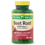 Spring Valley Beet Root Blood Health Dietary Supplement, 1000 Mg, 90 Count