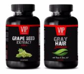 Wellness vitamins capsules – COMBO GRAPE SEED EXTRACT – GRAY HAIR 2B – zinc iron