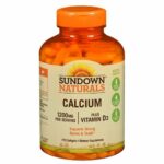 Sundown Naturals Calcium Plus Vitamin D3 Supplement Softgels 1200mg 170Ct 2 Pack