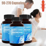 Bio Triple Magnesium Complex, 300mg of Magnesium Glycinate 90 capsules -US Stock