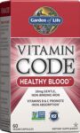 Garden of Life Vitamin Code Iron Supplement, Healthy Blood – 60 Vegan Capsules,