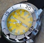 Sea Monster Watch, Norsk, Norway Tokyo Olympics Diver, Citizen quartz –  Yellow