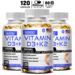 Vitamin K2 (MK7) with D3 5000 IU SUPPORT Bone health system/Density goodWellness