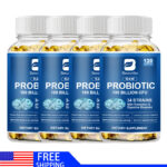 Probiotics Digestive Enzymes 100 Billion CFU Potency Immune Health 120 Capsules