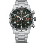 Citizen Men’s Eco Drive Chronograph Black Dial Watch – CA0790-83E NEW