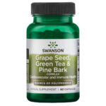 Swanson Grape Seed, Green Tea and Pine Bark Complex Capsules, 60 Count