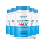 5-Pack Glucotrust Max, Glucose Management, Gluco Trust Supplement (300 Capsules)