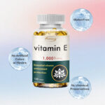 Vitamin E Capsules 1000IU – Natural Anti-aging, Antioxidant,Supports Skin Health