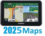 Garmin GPS nuvi 50LM with 2025 North America & Europe, Aus NZ, M.E. map bundle