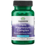 Swanson Triple Magnesium Complex 400 mg 30 Capsules