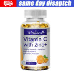 Vitamin C Capsules 1000mg+ Zinc 20mg For Immune System Support for Men and Women