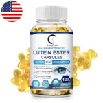 120pc Eye Vitamins Lutein Capsules Zeaxanthin,Bilberry Extract Relief Eye Strain