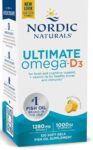 Nordic Naturals Ultimate Omega-D3 120 Softgels 1280mg Omega-3 Exp. 01/2026+