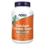 NOW FOODS Calcium Citrate – 240 Veg Capsules