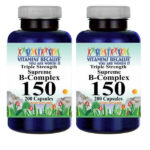 Vitamin B – 150 Complex Supreme Triple Strength 2X200 Caps Inositol/Choline