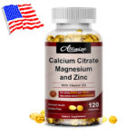 Magnesium Zinc Vitamin D3 Calcium 1000MG Complex (120 Caps)-High Absorption