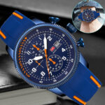 Waterproof Men’s Quartz Watch Military Army Chronograph Sport Analog Wristwatch