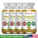 Tongkat Al LONGJACK GRADE A STRONGEST ROOT EXTRACT 200:1 3450MG 120/240/480Caps