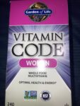 Garden of Life Vitamin Code Women Multivitamins – 240 Capsules Exp 04/25