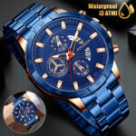 Waterproof Men Watch Stainless Steel Quartz Classic Luminous Business Wristwatch