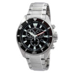 Citizen Brycen Chronograph Eco-Drive Black Dial Men’s Watch AT2438-53E