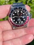 Custom Seiko MilSub Vintage Pepsi GMT Benz Date Mod ZJani Mods