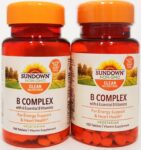 Sundown Naturals B-Complex vitamin supplement 100tablets (PACK OF 2) EXP:02/2025