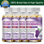 Resveratrol Capsules 1200mg Natural Antioxidant, Anti Aging, Anti Inflammatory