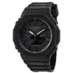 Casio Alarm World Time Quartz Analog-Digital Black Dial Men’s Watch GA2100-1A1