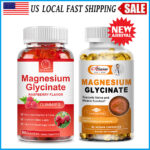 400/500MG Magnesium Glycinate  Support Nerve & Muscle Function Improve Sleep