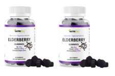 2X Black Elderberry Gummies 120 Count Total Vitamin C Zinc Natural Berry Flavor