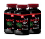 men’s prostate vitamins – SAW PALMETTO EXTRACT 500mg – anti gray hair – 3Bottles